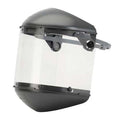 Face Shield Assembly, Clear Visor, 8" Height, Ratchet Suspension, Uncoated Lens