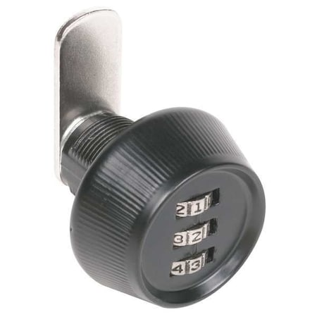 Combination Knob Keyless Cam Lock, Chrome