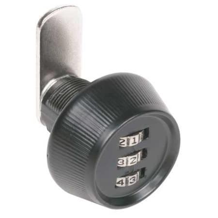 Combination Knob Keyless Cam Lock, Chrome