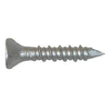 Tapcon Masonry Screw, 1/4" Dia., Flat, 3 3/4 in L, 410 Stainless Steel Silver Climashield, 100 PK