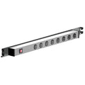 Power Strip, Switched, 15 ft., Gray