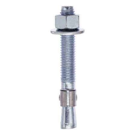 Trubolt Wedge Anchor, 3/4" Dia., 10" L, 18-8 Stainless Steel Plain, 10 PK