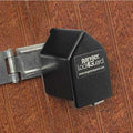 Padlock Guard, Hardened Steel, Blk, 2-3/4"L