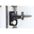 Padlock Guard, 9 in, Hardened Steel, Black