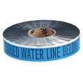 Underground Marking Tape, Caution Buried Water Line Below, Blue, 2 in Wide x 1, 000 ft Length