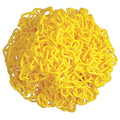 Plastic Chain, Polyethylene, 100 ft Length, Yellow