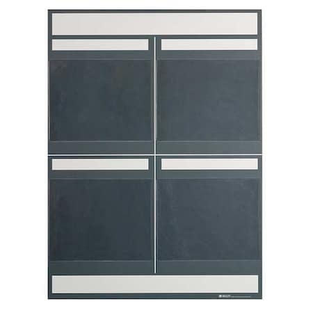 LEAN METRIC BOARD 25INX34.25INGREY