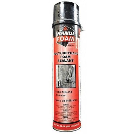 Spray Foam Sealant, 24 oz, Cream, 12 PK