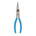 8 in Long Nose Plier with Side Cutters 2 1/4 In Jaw Opening Comfort Grip Handle