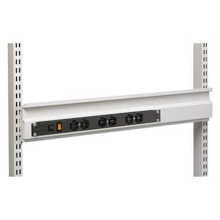 Outlet Strip, Bin Rail Mount, 6 Outlet(s)