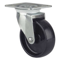 Plate Caster, Swivel, Nylon, 4 in., 330 lb, A