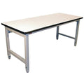 Bolted Workbenches, Laminate, 60" W, 30" to 36" Height, 5000 lb., Straight