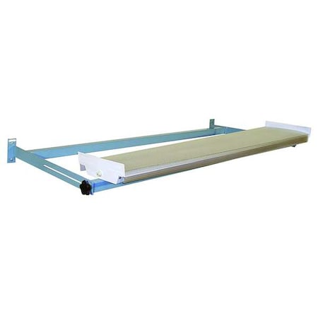 Overhead Light/Frame, 72W x 12D x 6H, Blue