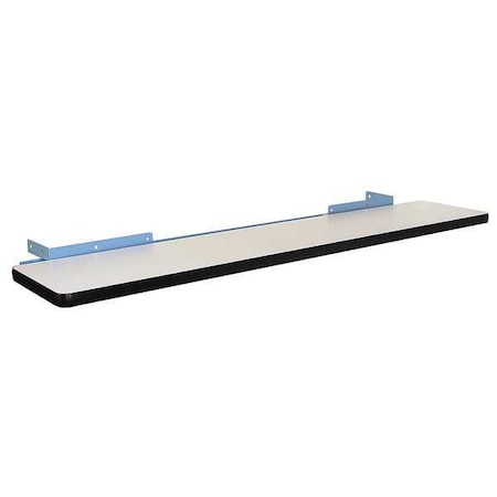Cantilever Shelf, 60 W x 12 D x 2 H, Blue