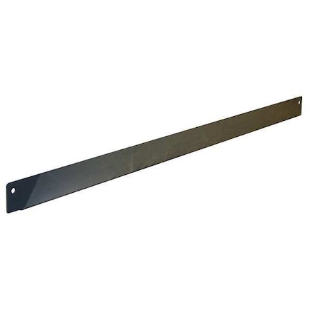 Bin Rail, 60 W x 1-1/2 D x 2-5/8 H, Gray