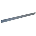 Bin Rail, 72 W x 1-1/2 D x 2-5/8 H, Blue