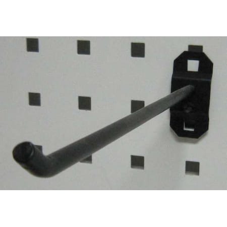 Single Rod Pegboard Hook, 8 In, PK5