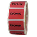 TamperEvidentLabels, Acrylic, PK254