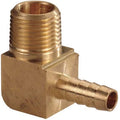 Hose Barb, 3/8 In Barb, 3/8 In MNPT, Brass