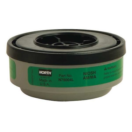 Cartridge, N, Green, Threaded, North Full or Half Mask Respirators