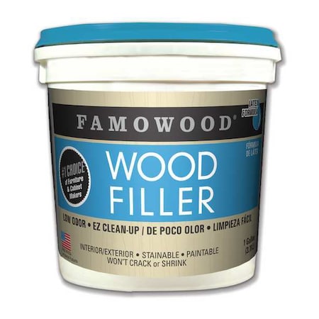 Wood Filler, 1 gal, Pail, White Pine