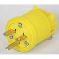 Straight Blade Plug, 6-15P, 15 A, 250V AC, 2 Pole, Screw Terminals, Grounded