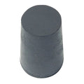 Stopper, 25mm, Rubber, Black, PK75