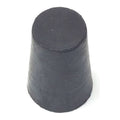 Stopper, 18mm, Rubber, Black, PK181