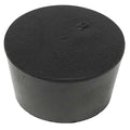 Stopper, 25mm, Rubber, Black, PK15