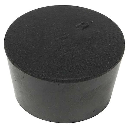 Stopper, 25mm, Rubber, Black, PK15