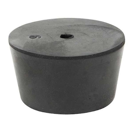 Stopper, 25mm, Rubber, Black, PK8