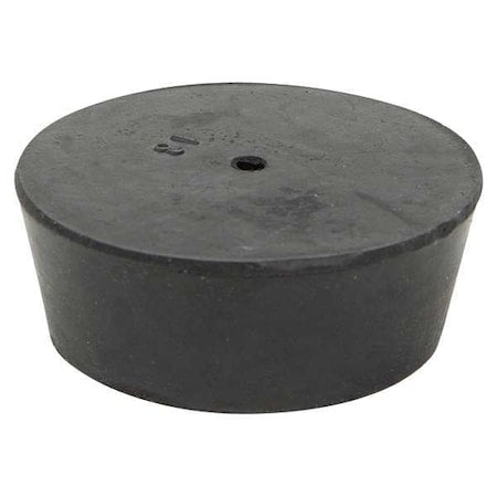 Stopper, 25mm, Rubber, Black, PK6