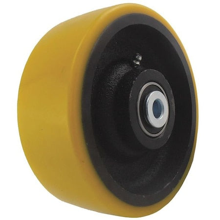 Caster Wheel, Polyurethane, 6 in., 2000 lb.