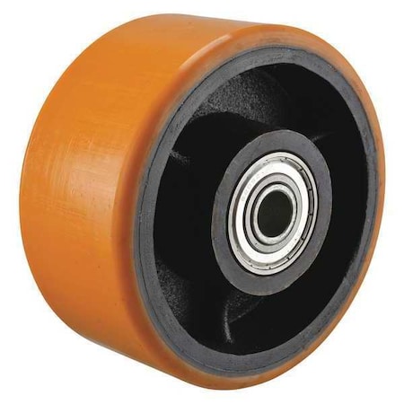 Caster Wheel, Polyurethane, 6 in., 2900 lb.