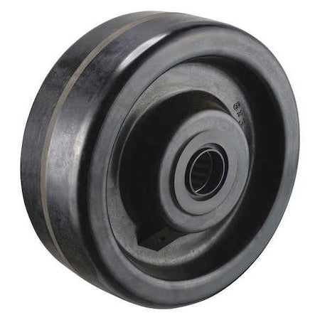 Caster Wheel, 8 in. Dia., 2500 lb., Black