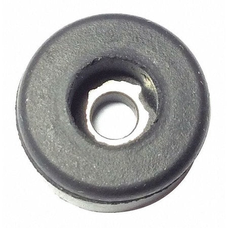 Bumper, Rubber, Black, 1/4"H x 1/4"W, PK.25