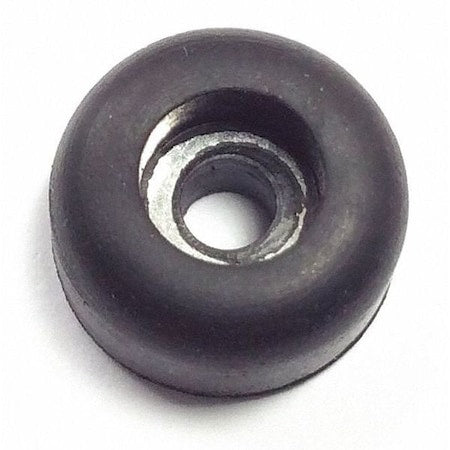 Bumper, Rubber, Black, 3/16"H x 1/2"W, PK.50