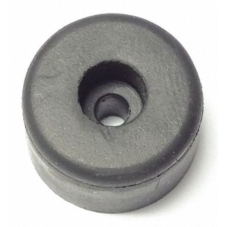 Bumper, Rubber, Black, 7/16"H x 7/16"W, PK.25
