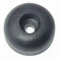 Bumper, Rubber, Black, 5/16"H x 5/16"W, PK.25