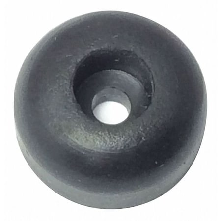 Bumper, Rubber, Black, 5/16"H x 5/16"W, PK.25