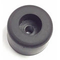Bumper, Rubber, Black, 1/2"H x 1/2"W, PK.25