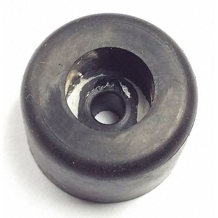 Bumper, Rubber, Black, 1/2"H x 1/2"W, PK.10