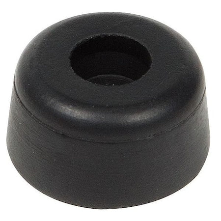 Bumper, Rubber, Black, 1/2"H x 1/2"W, PK.10
