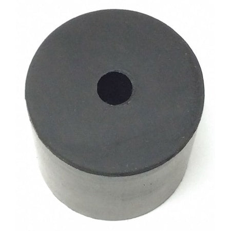 Bumper, Rubber, Black, 1-1/4"H x 1-1/4"W, PK.5