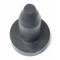 Bumper, Rubber, Black, 1-1/8"H x 1-1/8"W, PK.25