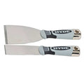 Putty Knife Set, Stiff, 1-1/2, 3" W, 2 Pc., Standards: ANSI