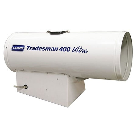 Portable Gas Torpedo Heater, Liquid Propane, Direct Spark, 250,000 to 400,000 BtuH, 34 1/2 in L