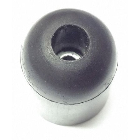 Bumper, Rubber, Black, 1-1/2 in H x 1 in W, PK.5