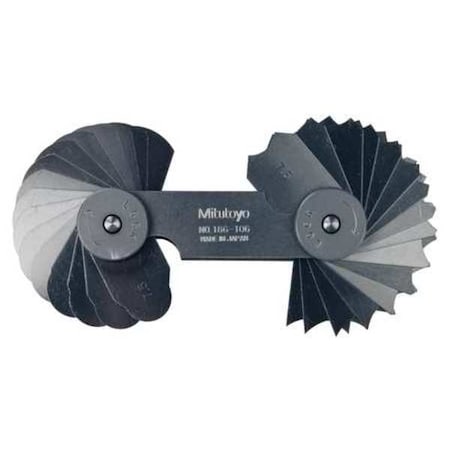 Radius Gage Set 32 Pairs