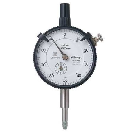 Dial Indicator, 0 to 10mm, 0-100